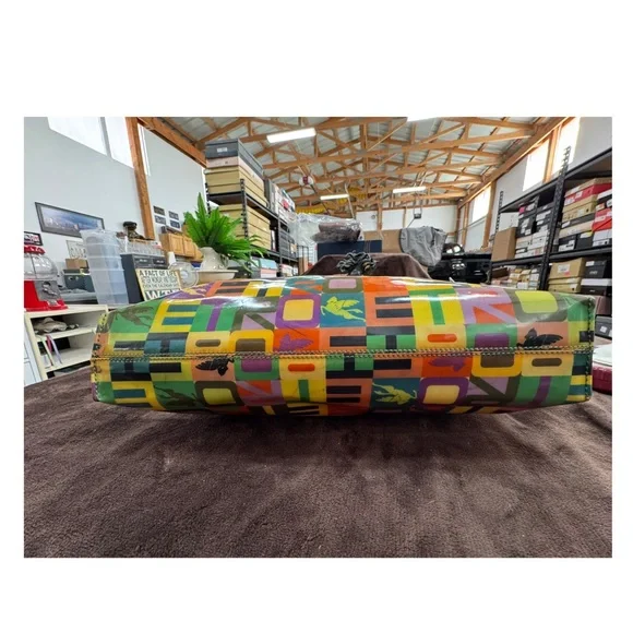 Colorful ETRO Women's Tote Bag Rare! - Picture 6 of 9